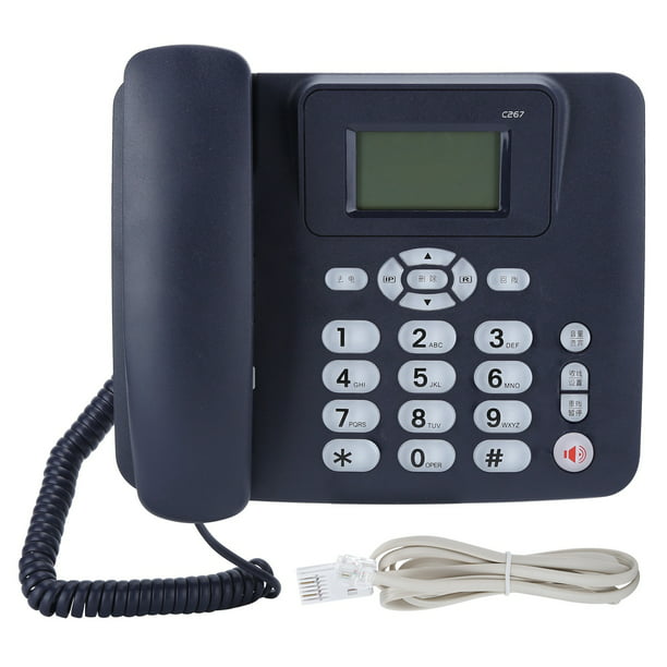 Teléfono Fijo de Oficina C267 de YLSHRF, Ideal para Negocios y Hogar
