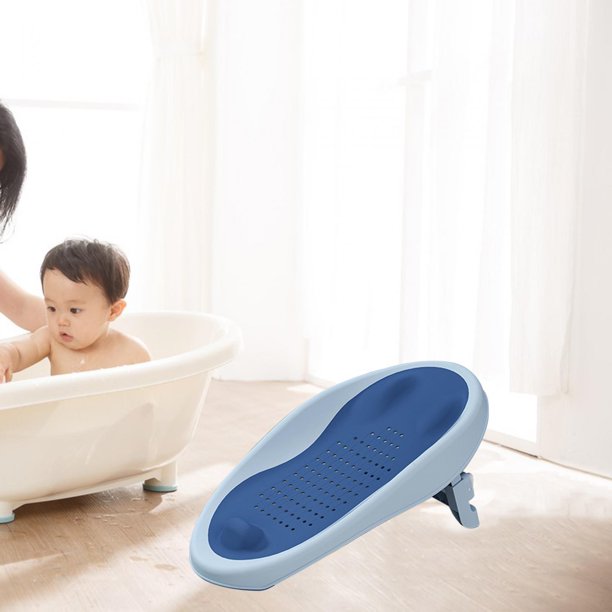 Silla Bañera azul Bebe Baño Plegable 3 Posiciones