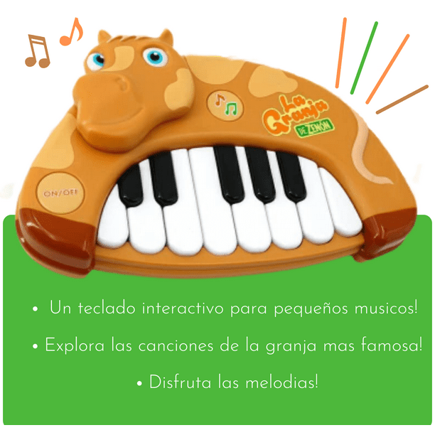 Juguete Bebé Niños Musical Educativo Granja Animal Piano Desarrollo Musical  Juguete YE AMMAO TOY230209-0012toy