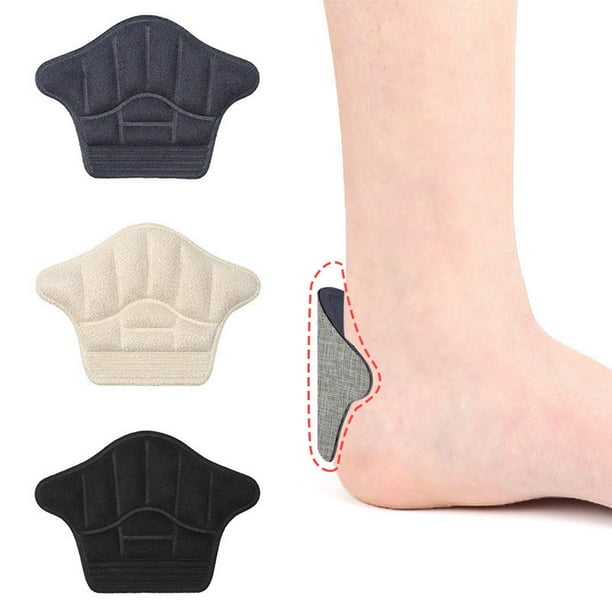 COTIM COYIN - 4 pares de protectores de suela antideslizante para zapatos,  kit de almohadillas de repuesto de goma antideslizante para talón para