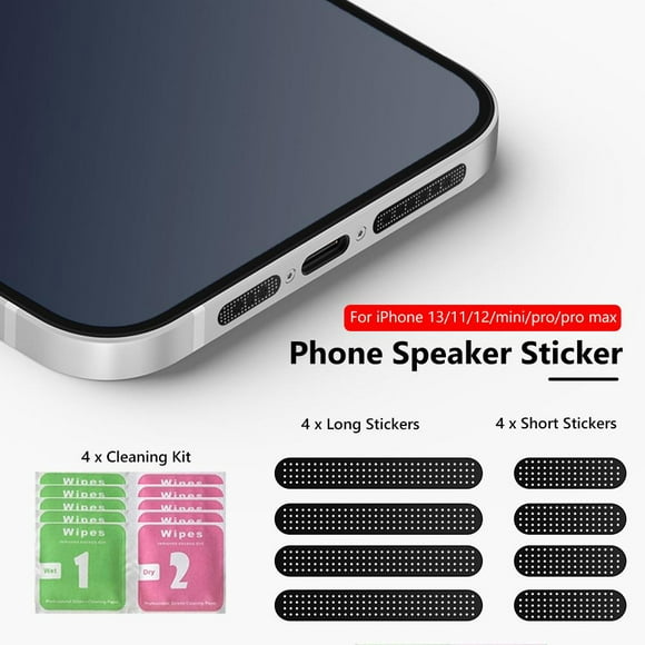 phone dustproof speaker net anti dust mesh sticker for iphone 13 black ndcxsfigh para estrenar