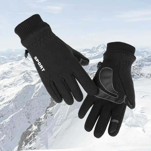 Guantes cálidos de invierno, guantes para clima frío Pantalla táctil  Protección de manos Antidesliza Baoblaze guantes de invierno