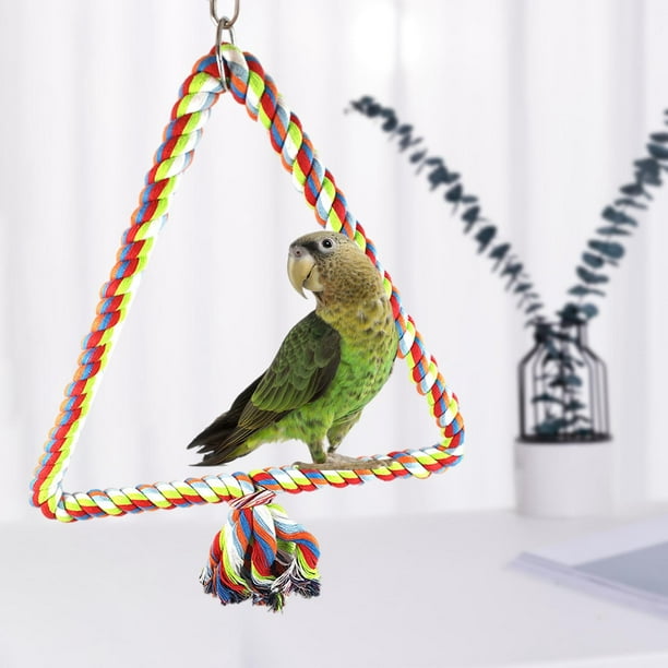 para pájaros, accesorios para jaulas de pájaros, escalada para conures, canarios, percha de cuerda de pájaro | Bodega Aurrera en línea