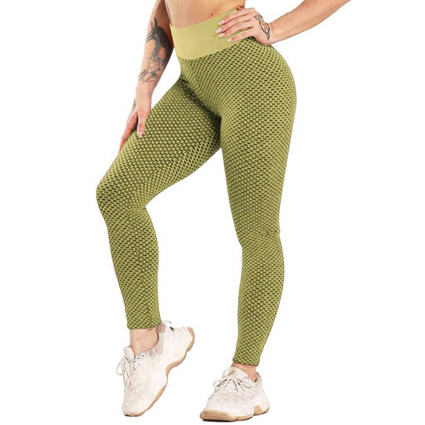 Leggings de yoga elásticos de moda para mujer Fitness Running Gym