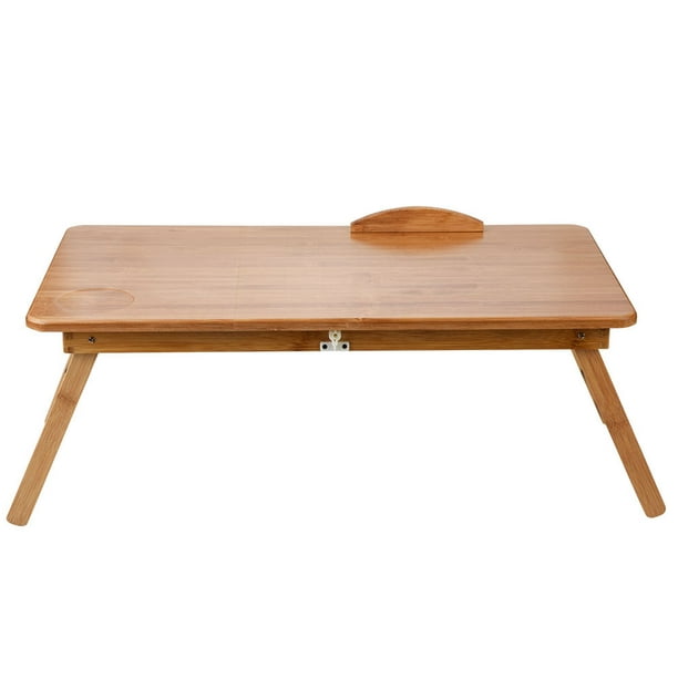 Soporte plegable de madera para ordenador portátil mesa portátil