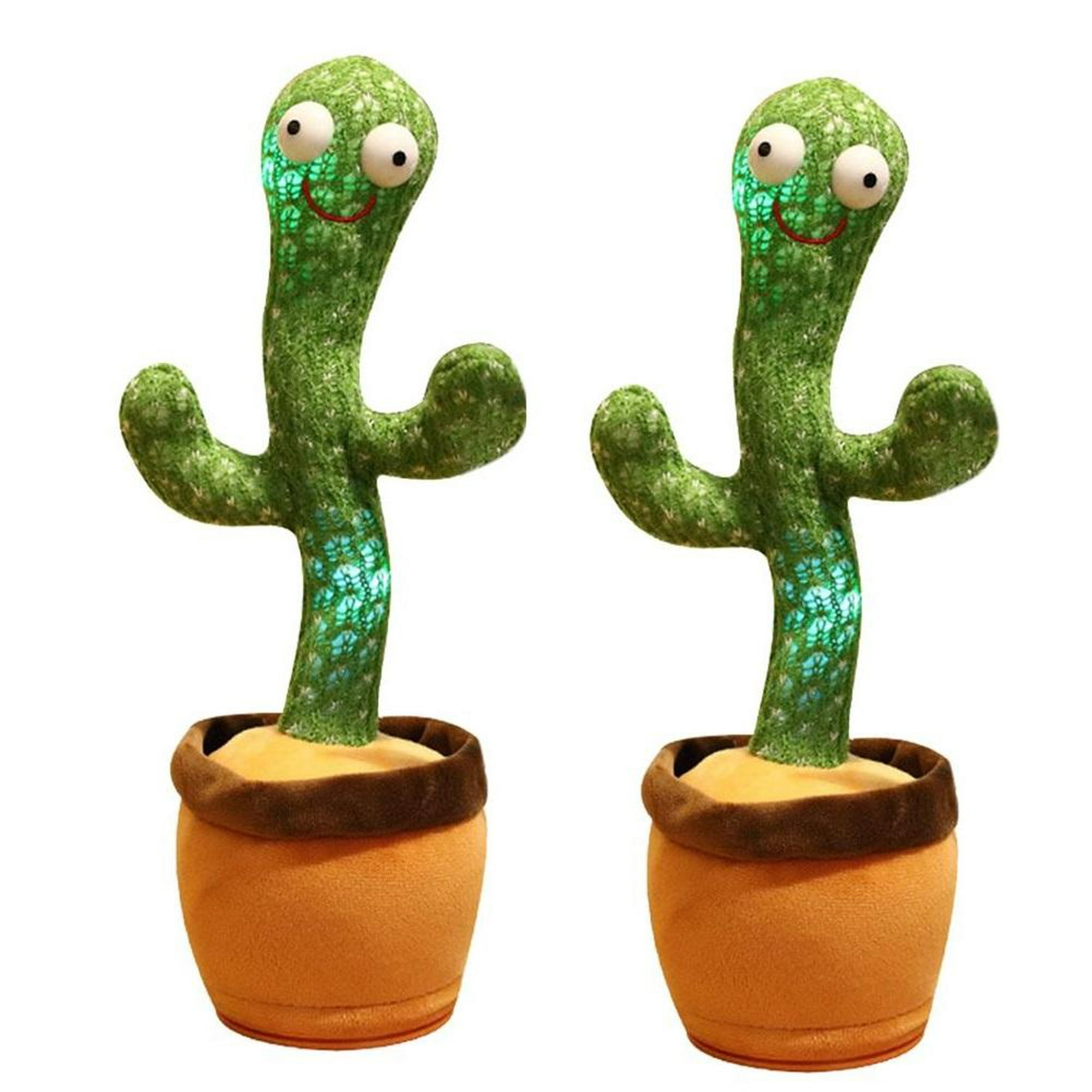 Muñeco de peluche de cactus bailando, dinosaurio de grabación DE