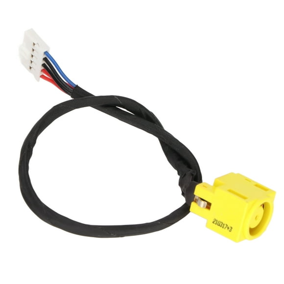 dc power jack cable durable wearable dc power jack cable plug abs material yellow for anggrek este producto no cuenta con garantía consultar términos y condiciones para envios internacionales