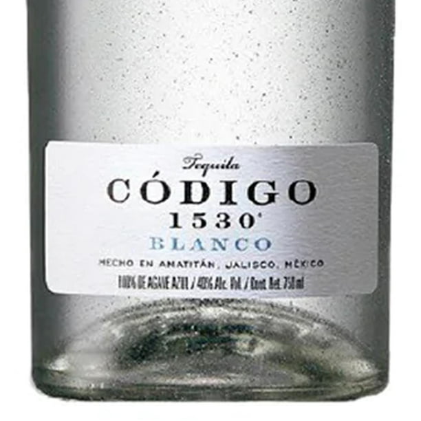Tequila Codigo 1530 Blanco 750 ml Codigo 1530 Blanco