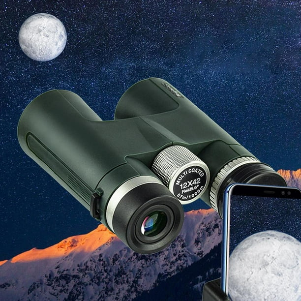 Telescopio de alta potencia, monoculares, largo alcance 10X42 monocular con  soporte para teléfono móvil y soporte
