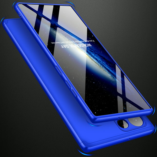 Funda para Samsung Galaxy S22 + (S22 Plus) con diseño de espacio exterior,  carcasa rígida con marco de gel, color azul - ✓