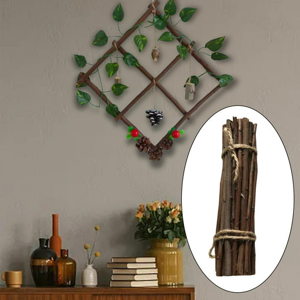 Palos de madera para manualidades, decoración de madera, a granel