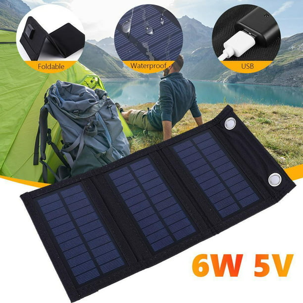 Cargador Solar Portatil Universal Para Celulares Telefono Bateria De Celular  US