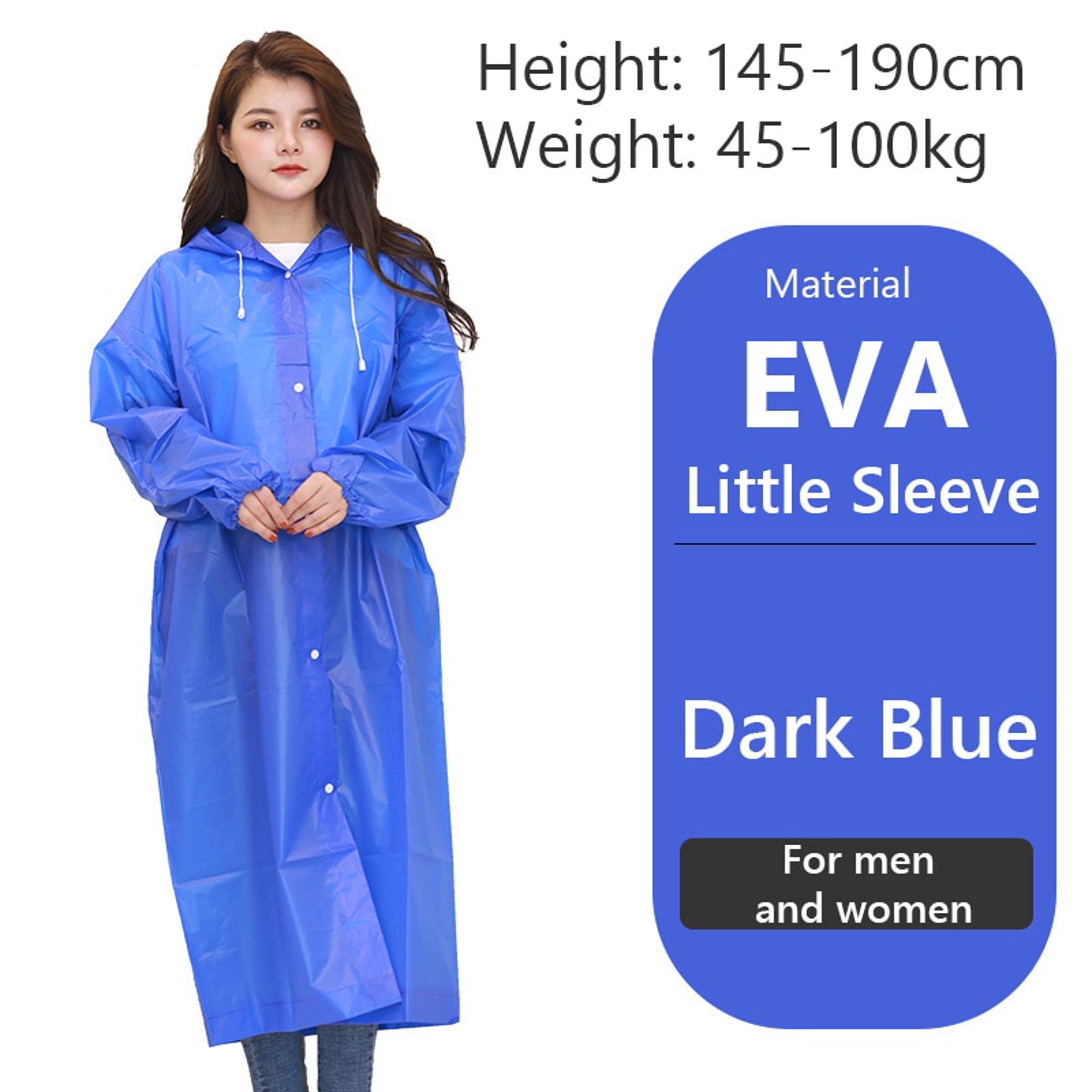 Chubasquero Impermeable Para Hombre Y Mujer Abrigo De EVA Grueso