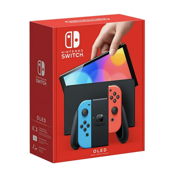 Consola Nintendo Switch OLED 64GB Azul / Rojo Neón