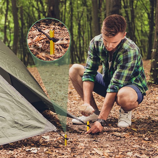 6 Piezas Estacas de Pl stico para Carpa Estacas para Carpa de