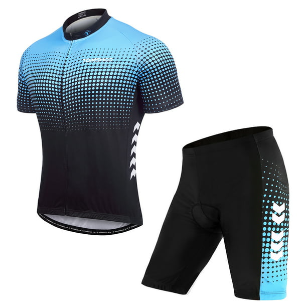 ropa ciclismo Trajes cortos de verano para hombre Conjunto de ciclismo  Jersey de ciclismo con pantal Meterk ropa ciclismo