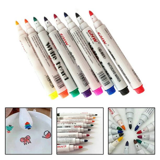  Bolígrafo de pintura blanca, paquete de 8 bolígrafos