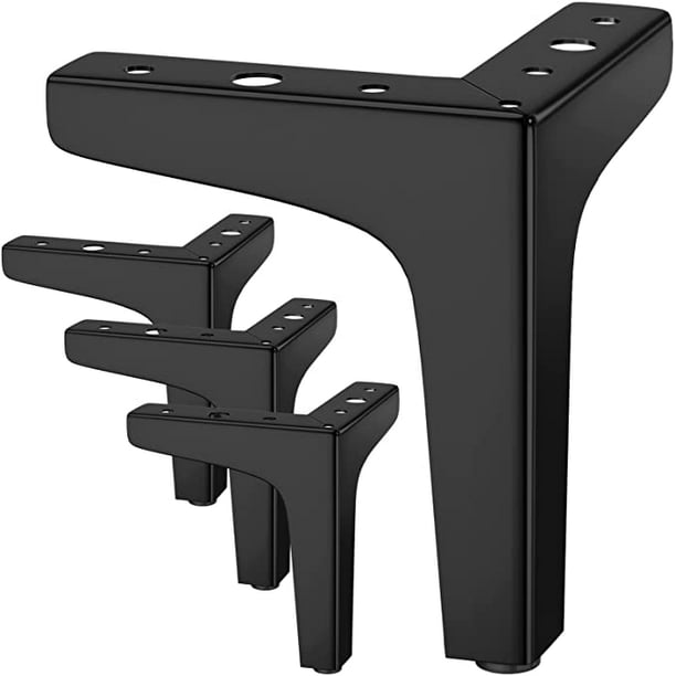 QLLY – Patas metálicas altas ajustables para escritorio juego de patas para  muebles de mesa de oficina juego de 4 – Yaxa Store