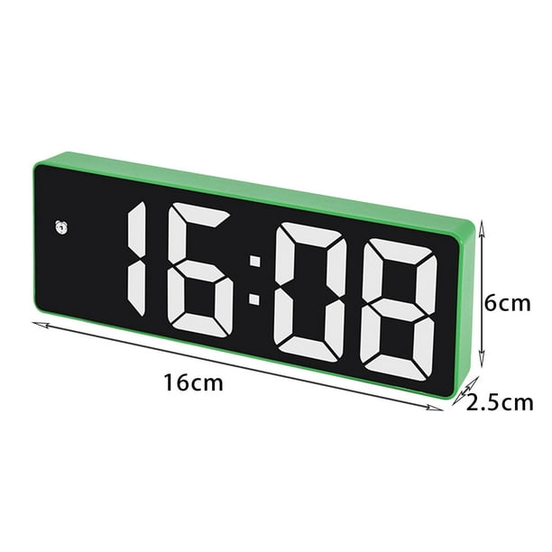 Incorporar Transporte regla Reloj despertador digital con de 6,3 pulgadas, reloj electrónico LED /24H  con control de repetición Sunnimix Despertador digital | Walmart en línea