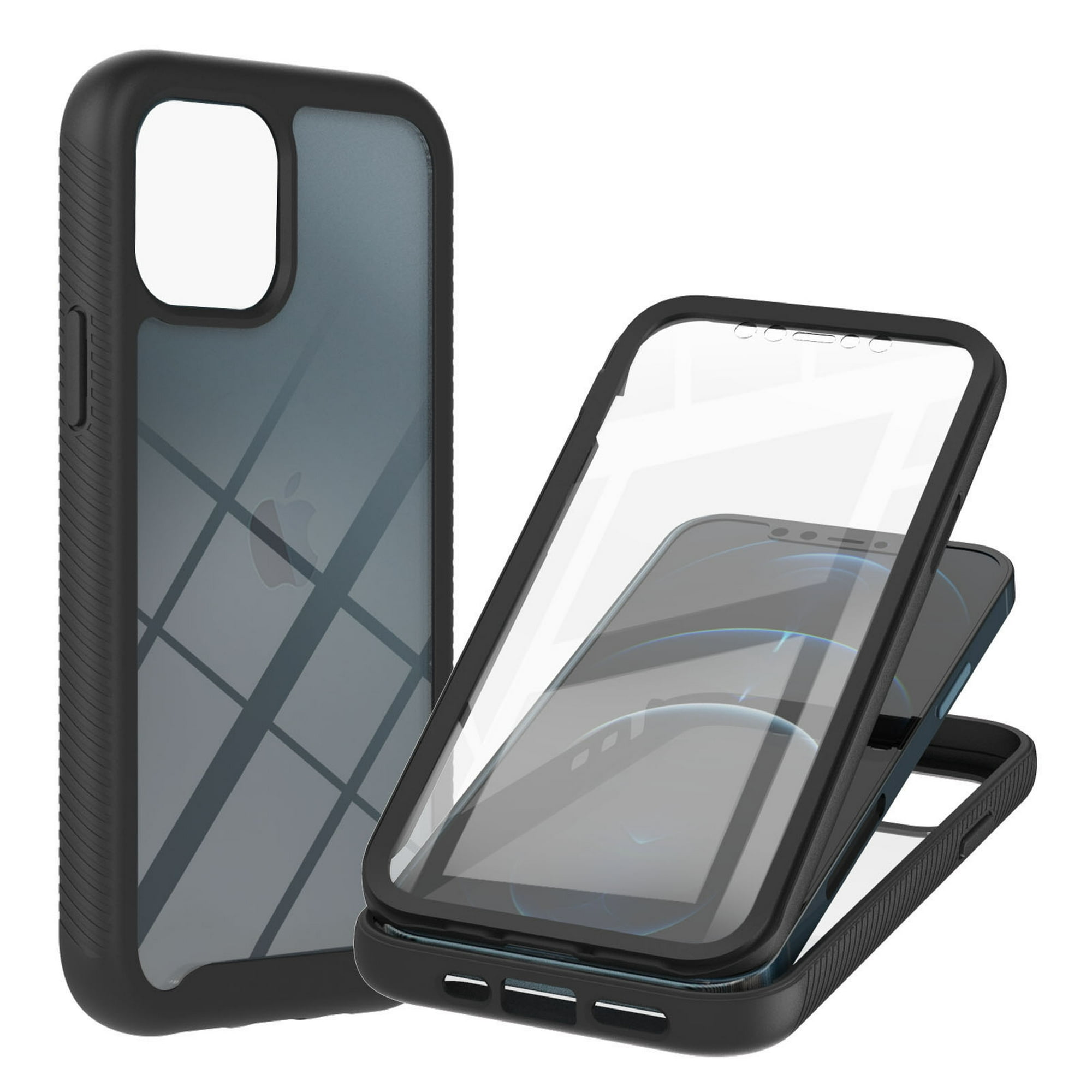 Funda para iPhone 11 Pro Max, resistente al agua, resistente al agua,  transparente y delgada, con protector de pantalla integrado, resistente a  los
