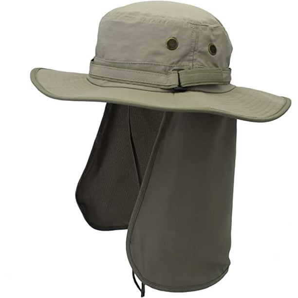 Sombrero de sol para hombre con tapa de cuello de secado rápido Gorras de  protección UV Sombrero de pesca JAMW Sencillez