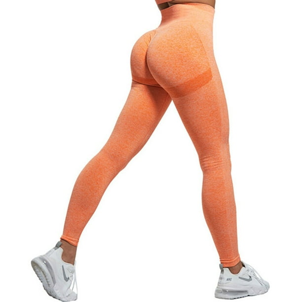 Mallas sin costuras de cintura alta Push Up Leggins deporte mujer Fitness  correr Yoga pantalones energía pantalones elásticos gimnasio chica medias  Tan Jianjun unisex