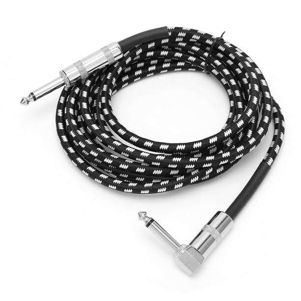 JORINDO Cable de guitarra de audio con cabeza macho de 6,35 mm Cable  amplificador de guitarra eléctrica Cable de instrumento de 1/4 pulgada6 M  NikouMX