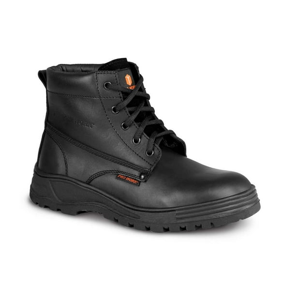 Bota Táctica Hombre Militar Trabajo Pro Work 76201 color Negro