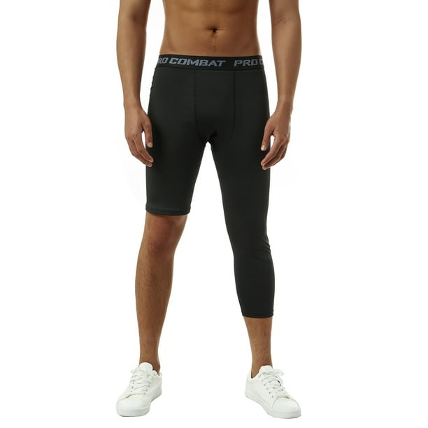 Mallas deportivas para correr para hombre, pantalones de baloncesto,  Leggings de compresión recortados, ropa deportiva para