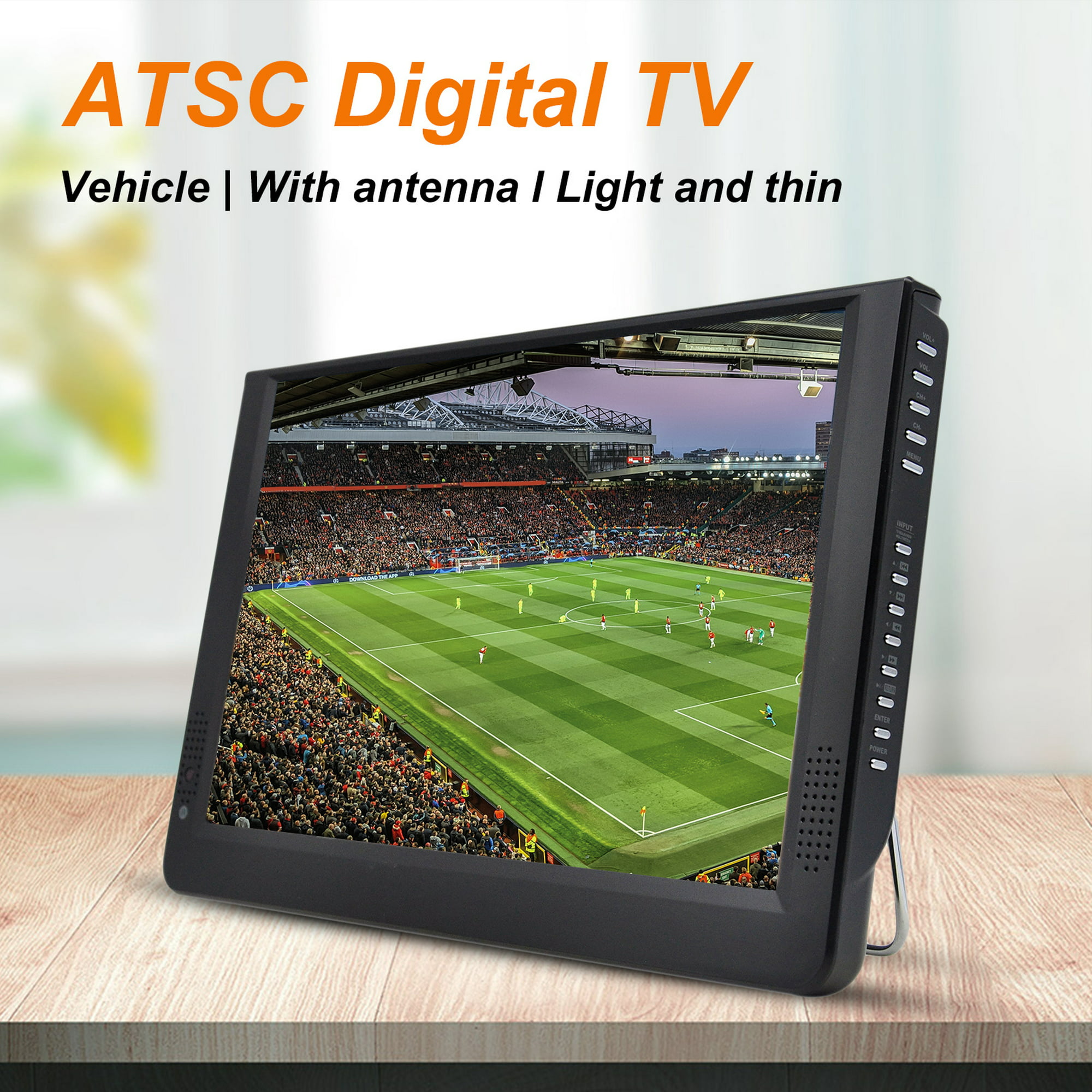 TV Portátil de 5 Pulgadas, ATSC HD TFT LED Mini TV Digital de Bolsillo, TV  Digital