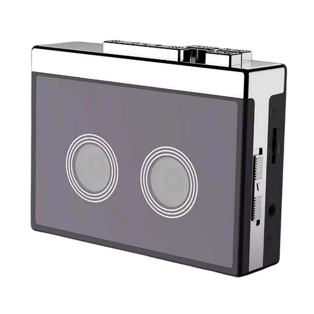 Reproductor de Cassette Radio Audio reproductor de música grabación Manual  receptor de Radio portátil recargable reproductor de cinta