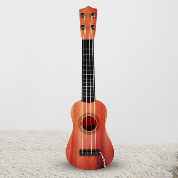 Guitarra de madera de 21 pulgadas para niños, juguete musical, guitarra  para niños pequeños, ukelele, guitarra acústica, instrumentos musicales