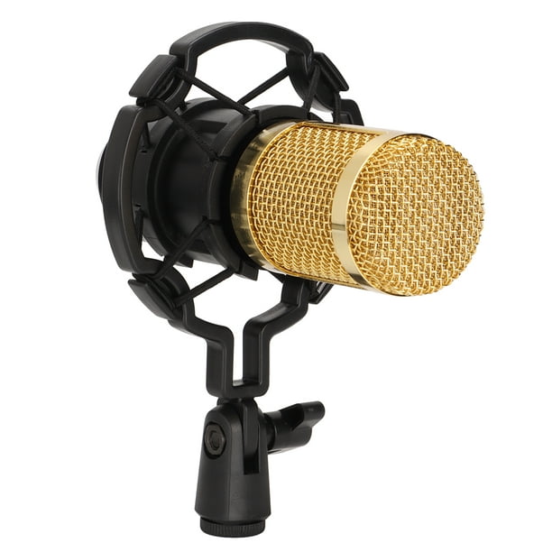 Micrófono BM 800 Condensador Cardioide color negro con dorado