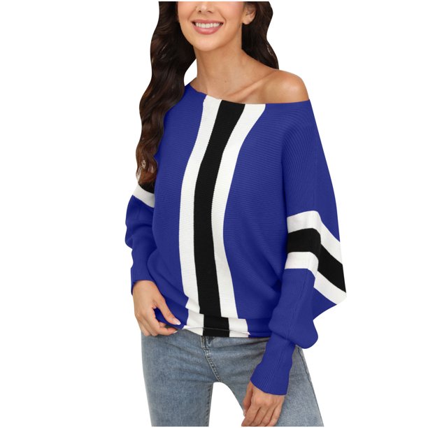 Sweater Mujer Hilo Cuello Redondo Manga Larga Colores Largo