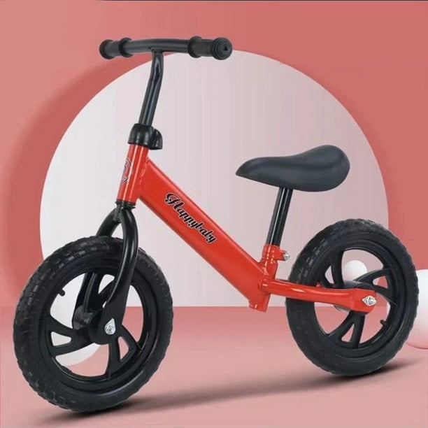 Bicicleta infantil 3 en 1 de 14 pulgadas con ruedas de  entrenamiento desmontables y sillín de esponja, bicicleta de equilibrio  para niños y niñas de 2 a 4 años : Deportes