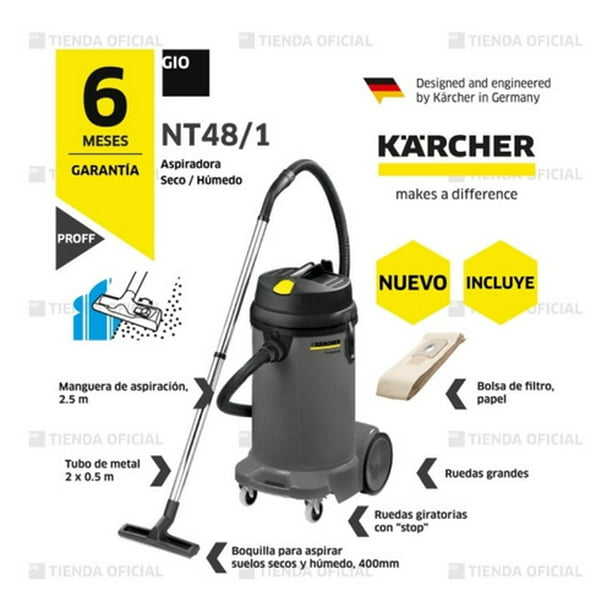 Aspiradora profesional agua y polvo NT 30/1 MX Karcher