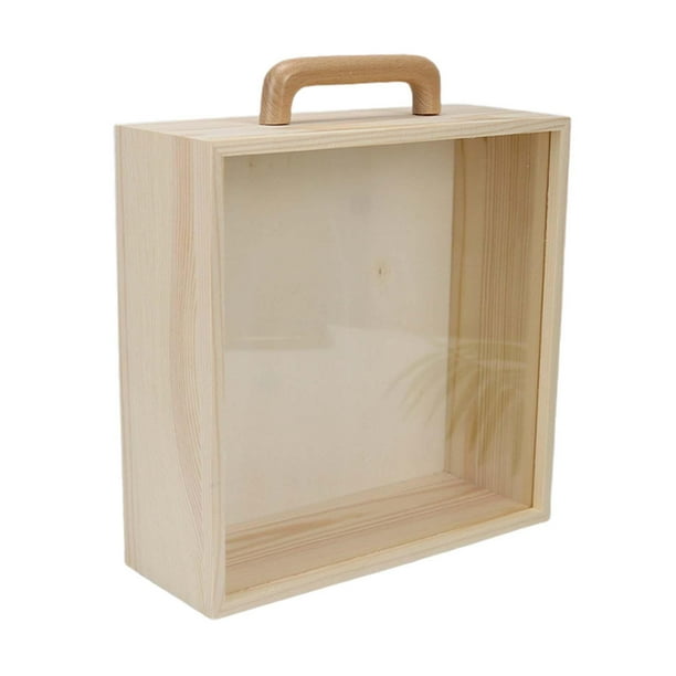 Caja de madera 5 con tapa 32x23,9x14,4cm