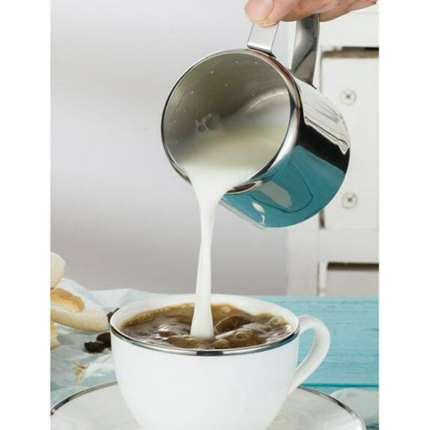 Jarra de espuma de leche expresa, jarra de vapor de expreso,taza de espuma  de leche de café,jarra de vapor de café