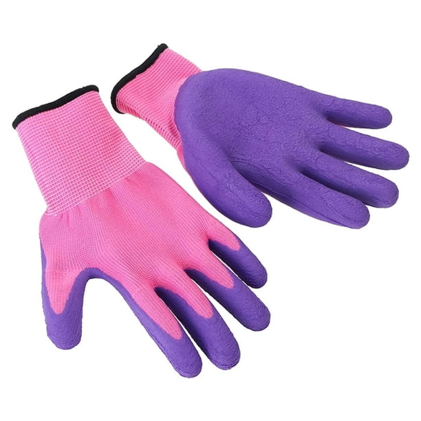 Guantes de jardinería para mujer, guantes de trabajo de cuero para