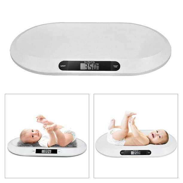 Báscula para Bebés Bebé Recién Nacido Mascotas Báscula Infantil Pantalla  LCD Peso Báscula de para s Sunnimix Báscula estable electrónica