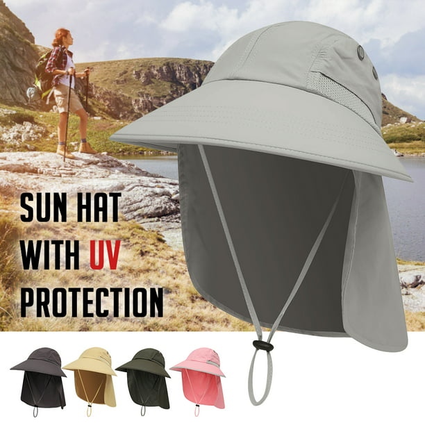 Para deportes al aire libre, viajes, camping, ventilador alimentado por  energía solar, protección solar de verano, sombrero de ala ancha, sombrero  de