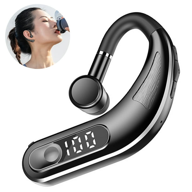 Auriculares Bluetooth, auriculares Bluetooth 5.2 de una sola oreja