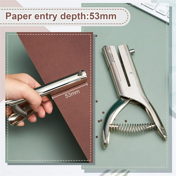 Perforadora de agujeros redondos, perforadora de papel, perforadora de papel  artesanal, alicates de perfecl Perforadora de papel de un solo orificio