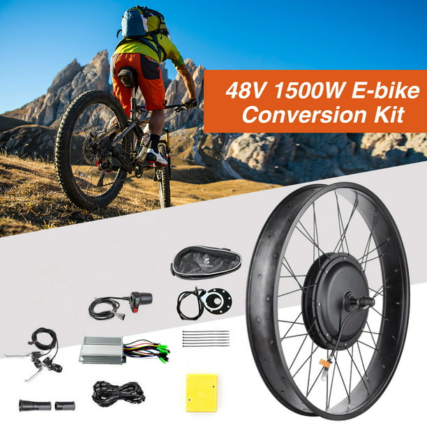  Kit de motor de bicicleta eléctrica de rueda trasera de 48 V,  1000 W, 26 pulgadas, kit de motor de ciclismo de bicicleta, kit de bicicleta  eléctrica de 48 V con