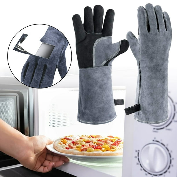 Guante de cocina para , guantes para parrilla de , guante para horno para  cortar guantes de cocina para cocinar, agarradera Cola Guantes para horno  BBQ