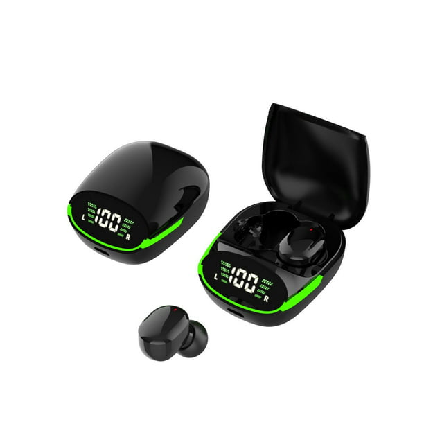 Auriculares Inalámbricos Bluetooth con Micrófono y Caja de Carga