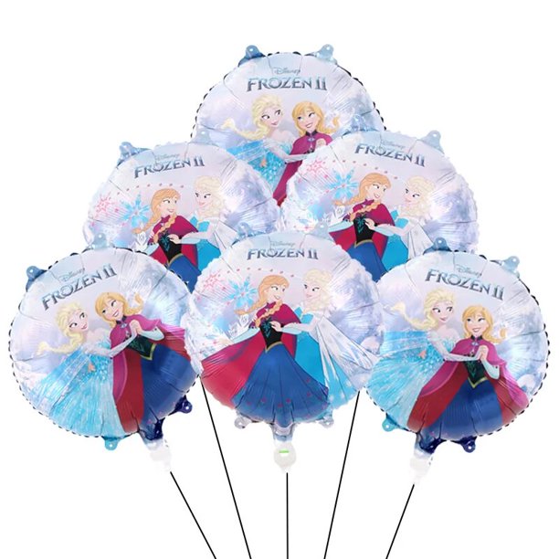 Juego de globos con temática de Frozen de Princesas de Disney, Set de  globos de papel de aluminio de La Vida Bella