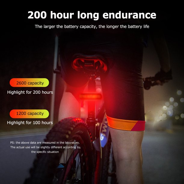 Luces traseras para bicicleta, luz trasera recargable por USB, luz trasera  impermeable para bicicleta para montar de noche, luces de ciclismo rojas