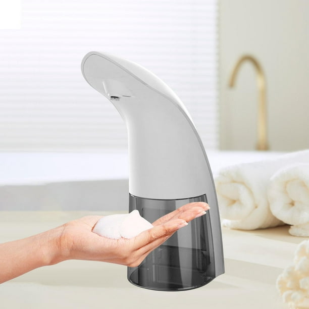 Dispensador de jabón automático de 14.5 fl oz con espuma inteligente y  jabón de manos de gel, dispensador de jabón sin contacto, bomba de jabón
