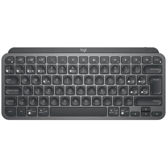 teclado bluetooth logitech mx keys mini graphite iluminac negro 920010476 logitech mx keys mini graphite